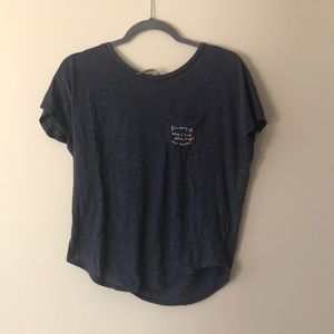 Tee shirt with words